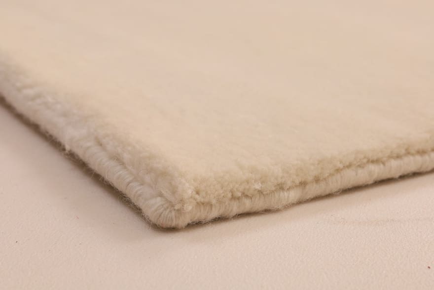 Hand-Woven Wool Loribaft Indian Rug, 298 × 241 cm