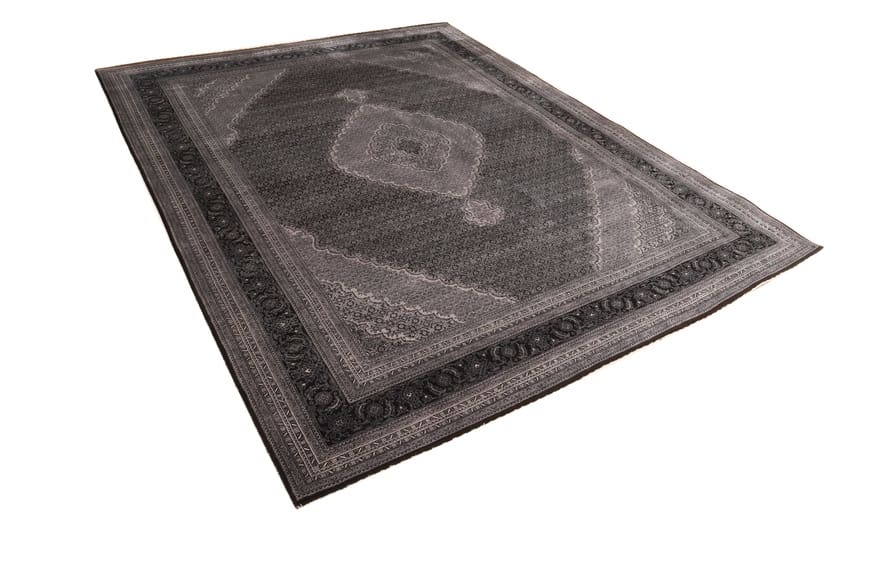 Hand-Knotted Wool Loribaft Indian Rug, 362 × 275 cm