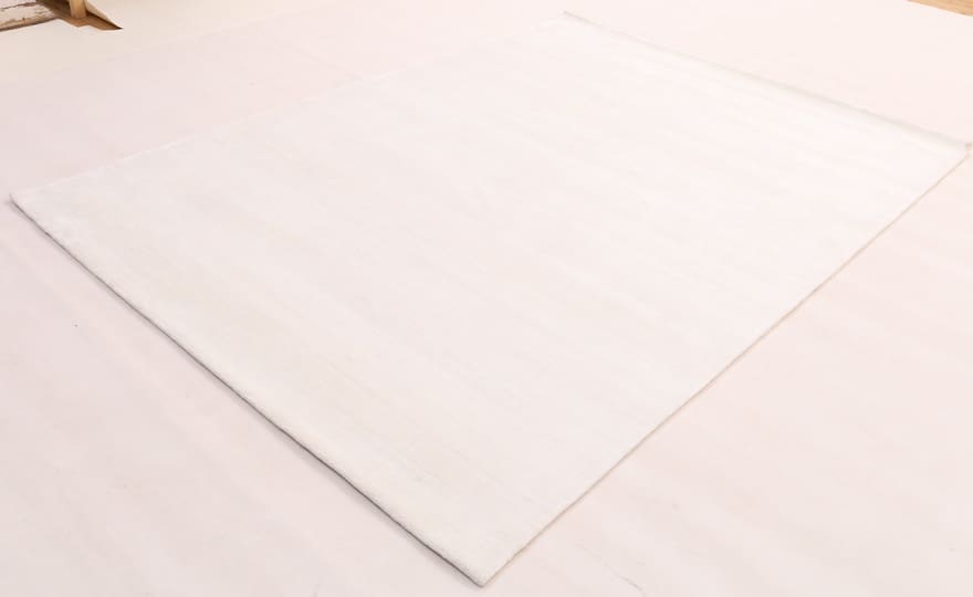 Hand-Knotted Wool Loribaft Indian Rug, 163 × 93 cm