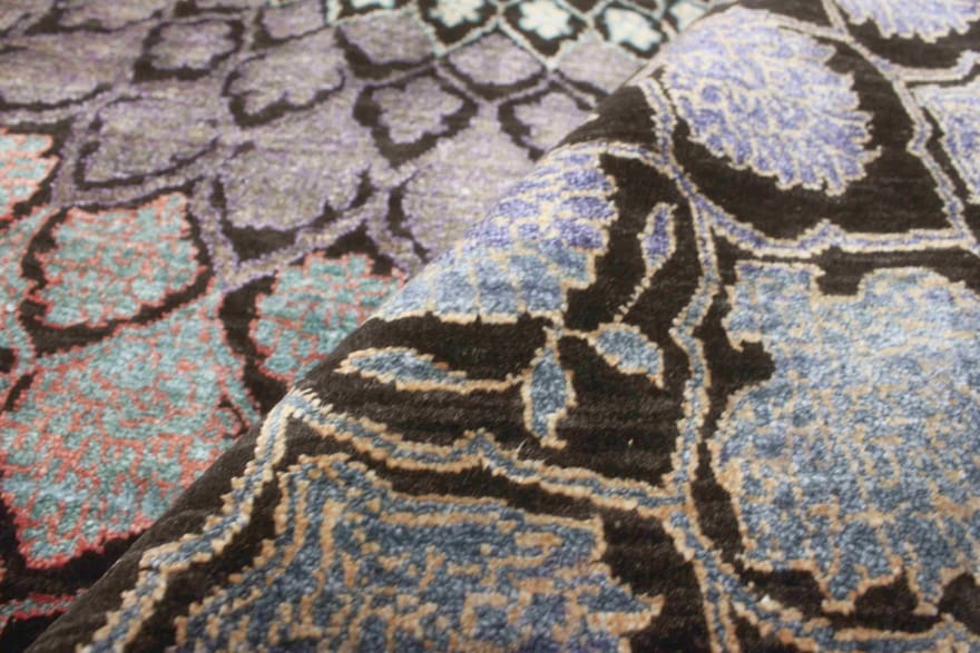 loribaft-orientteppich-240x171-cm-robust-handgeknupft-4 Hand-Knotted Wool & Silk Loribaft Indian Rug, 238 × 170 cm