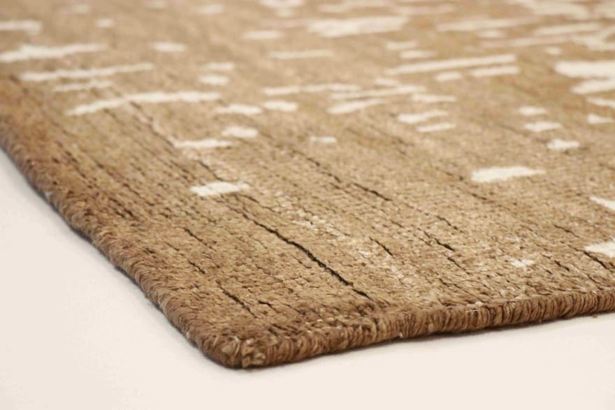 modern-ikat-teppich-239x167-cm-handgeknupft-orientteppich-4 Indian Rug — hand-knotted, 237 × 166 cm, Wool