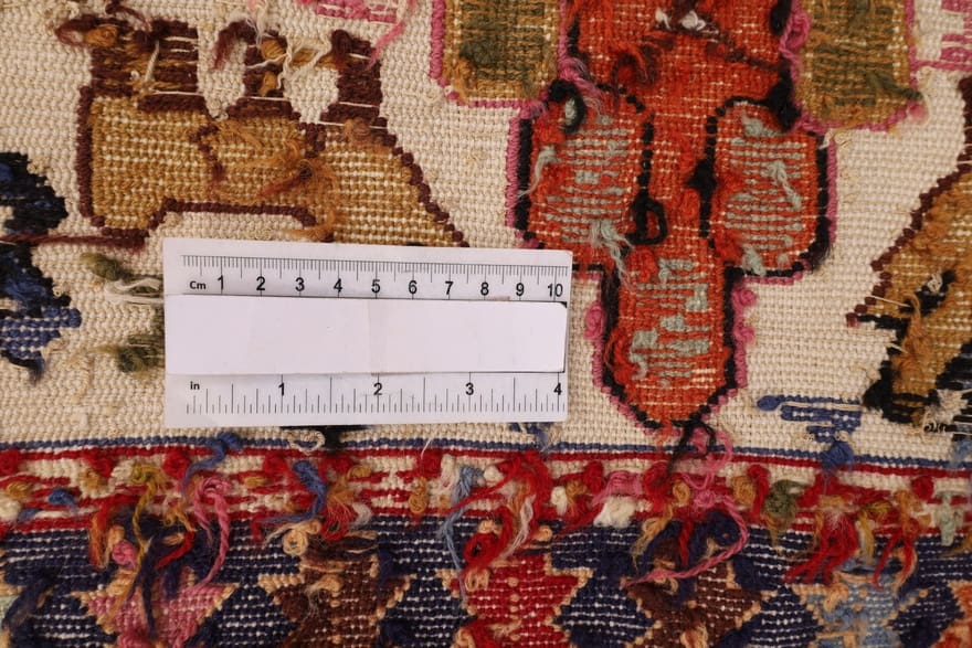 Kilim Persian Rug 266 × 88 cm, Wool & Silk, hand-woven