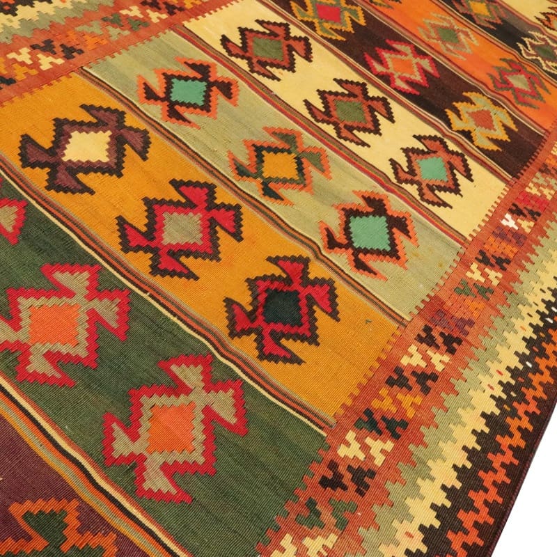 Kilim Persian Rug 308 × 132 cm, Wool, hand-woven