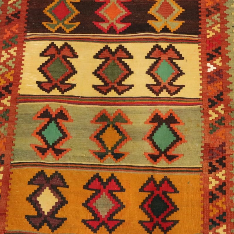 Kilim Persian Rug 308 × 132 cm, Wool, hand-woven