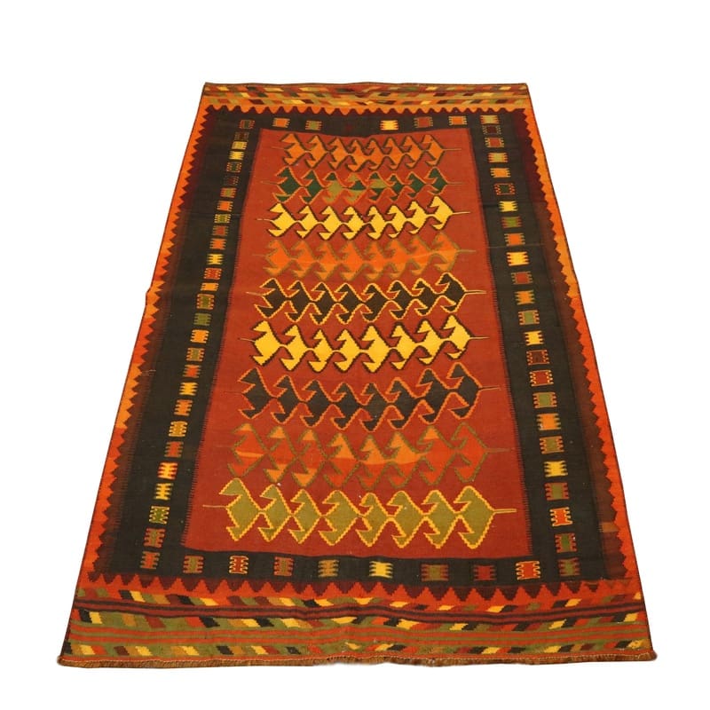 Kilim Persian Rug 254 × 153 cm, Wool, hand-woven