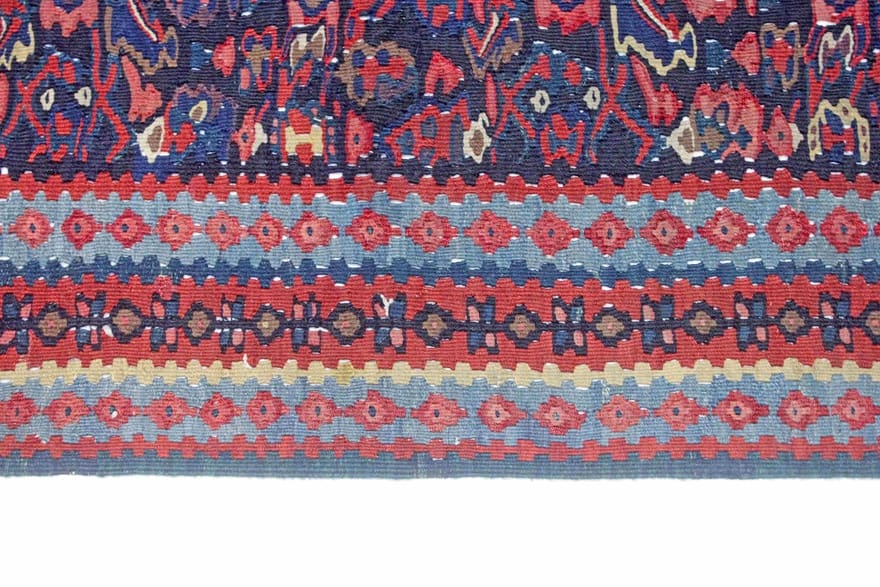 kelim-senneh-teppich-182x113-cm-traditionell-handgewebt-1 Antique Kilim Persian Rug, 180 × 112 cm, Wool