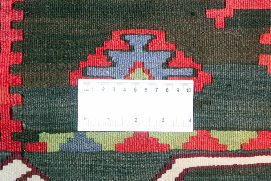 kelim-gaschgai-teppich-348x197-cm-handgewebt-orientteppich-1 Kilim Persian Rug — hand-woven, 346 × 196 cm, Wool