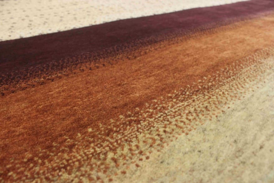 loribaft-teppich-248x168-cm-hochwertig-robust-handgeknupft-5 Hand-Knotted Wool Loribaft Indian Rug, 246 × 167 cm