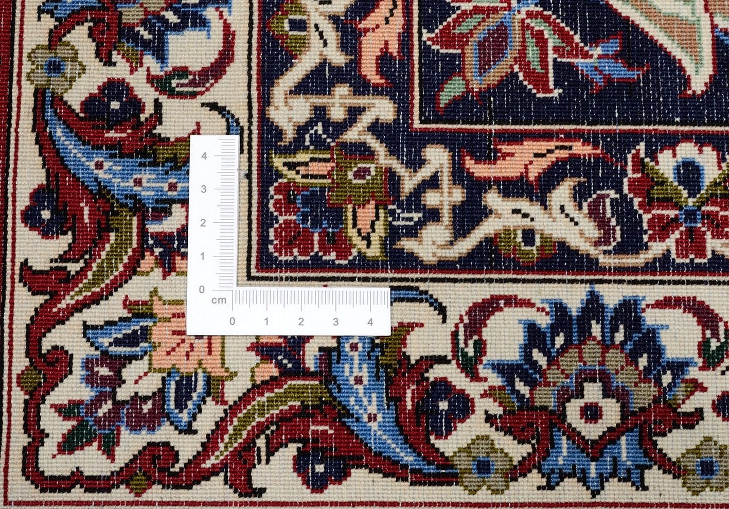 Hand-Knotted Wool & Silk Isfahan Persian Rug, 259 × 366 cm