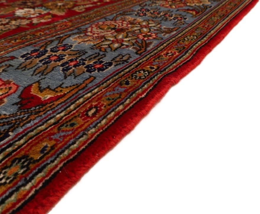 Hand-Knotted Silk Qom Persian Rug, 198 × 142 cm