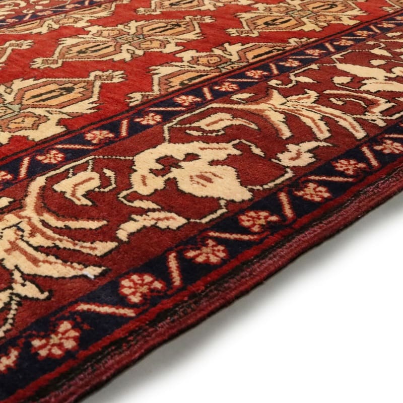 Antique Wool Ardebil Persian Rug, 442 × 110 cm