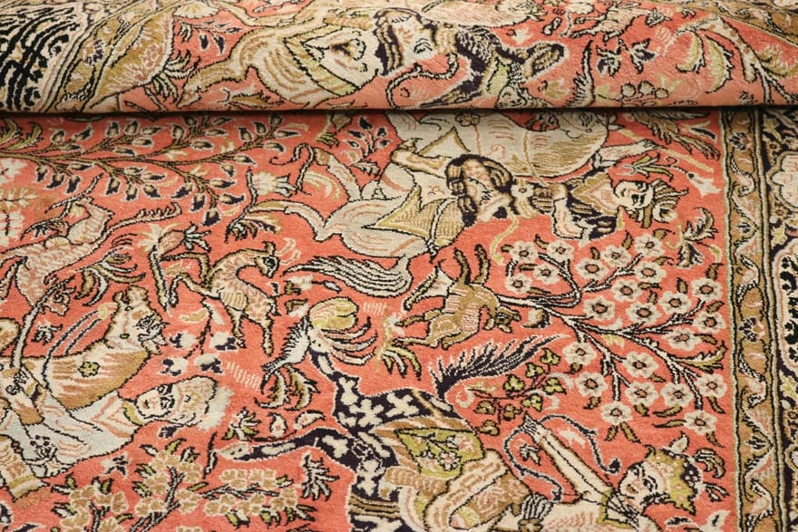 Qom Silk Rug 166×105 cm – Hochwertig hand-knotted