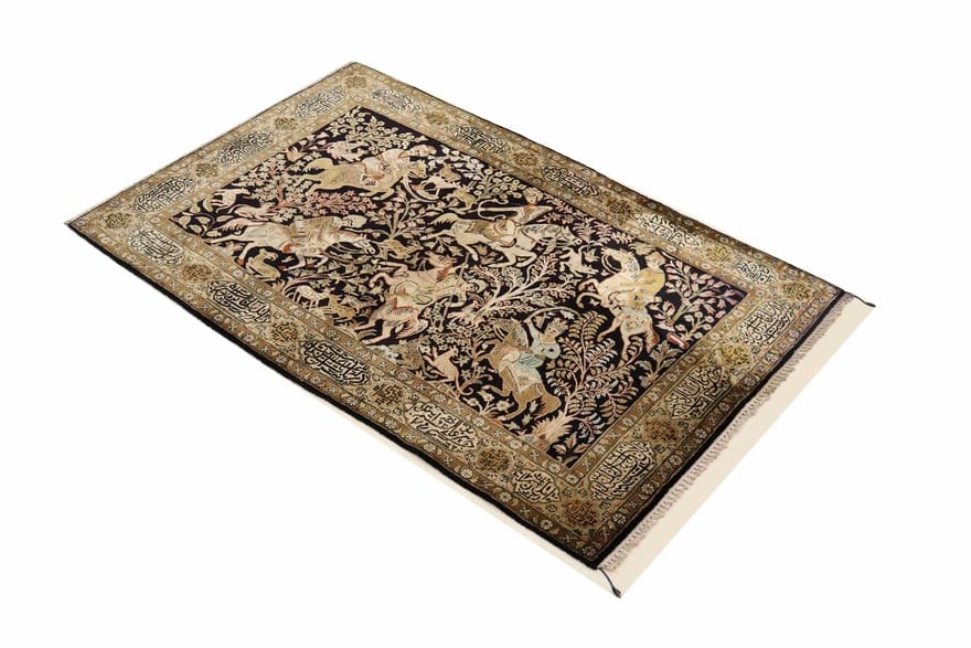Qom Silk Rug 172×111 cm – Luxuriöser Oriental Rug hand-knotted