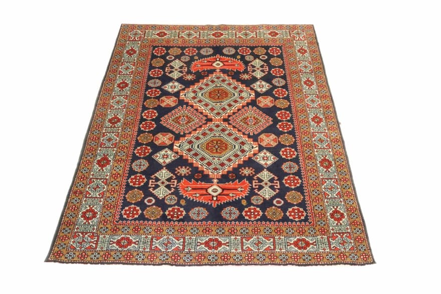 Oriental Rug 200 × 127 cm, Wool, hand-knotted