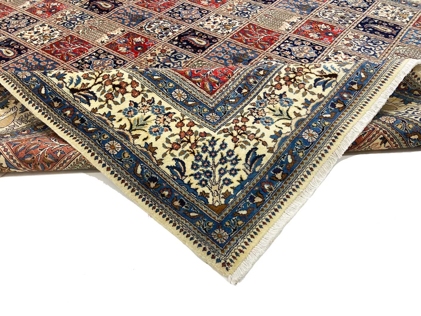 orientteppich-moud-354-x-249-cm-360000-knoten-handgeknupft-4 Hand-Knotted Wool & Silk Moud Persian Rug, 354 × 249 cm