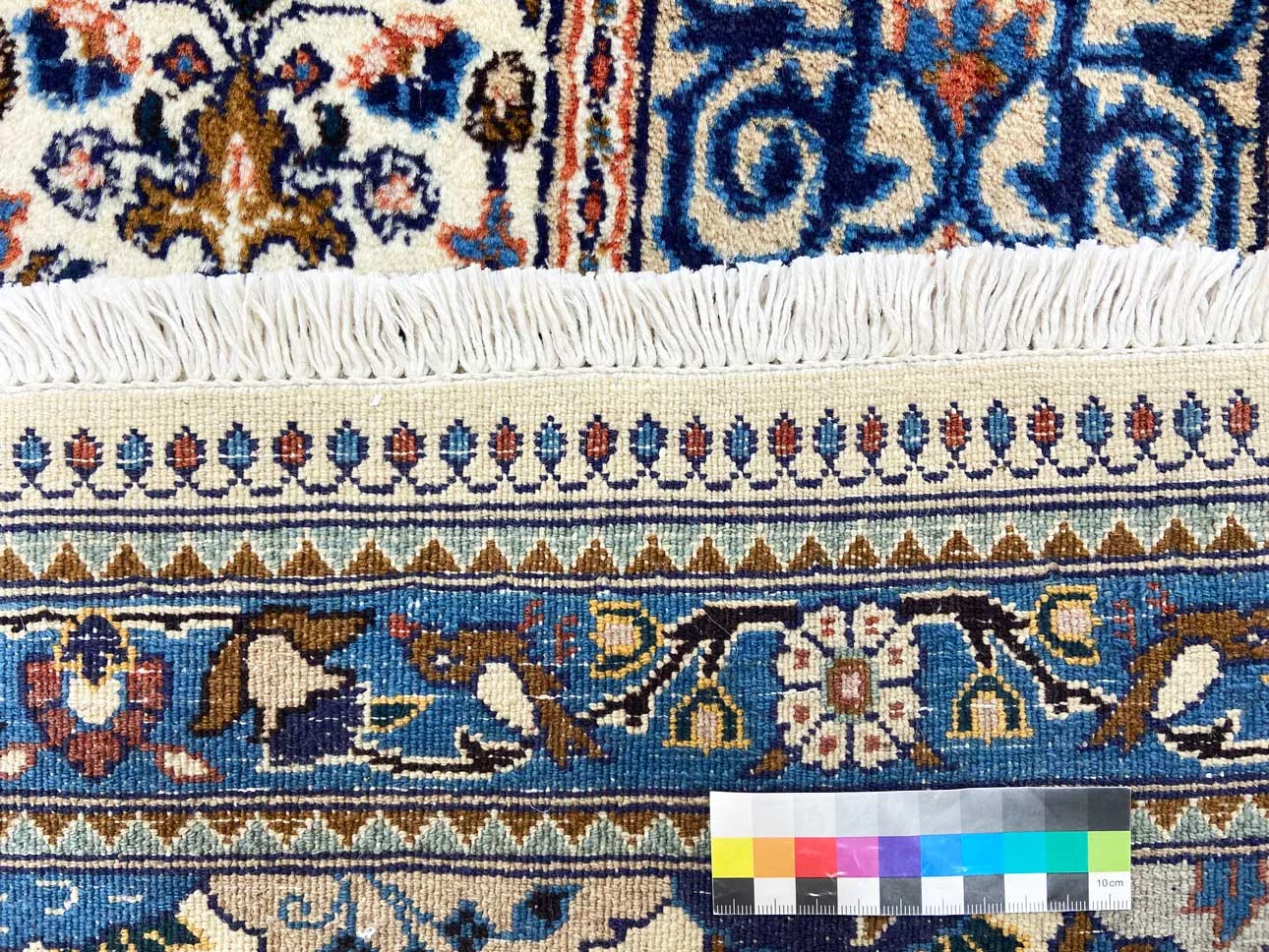 orientteppich-moud-354-x-249-cm-360000-knoten-handgeknupft-6 Hand-Knotted Wool & Silk Moud Persian Rug, 354 × 249 cm