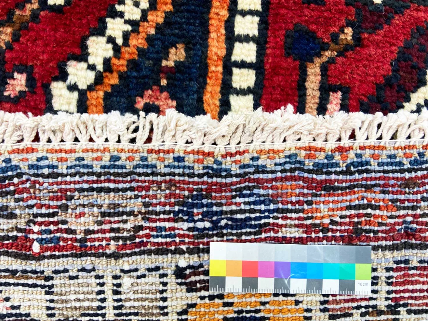 Bakhtiari Persian Rug — hand-knotted, 222 × 151 cm, Wool