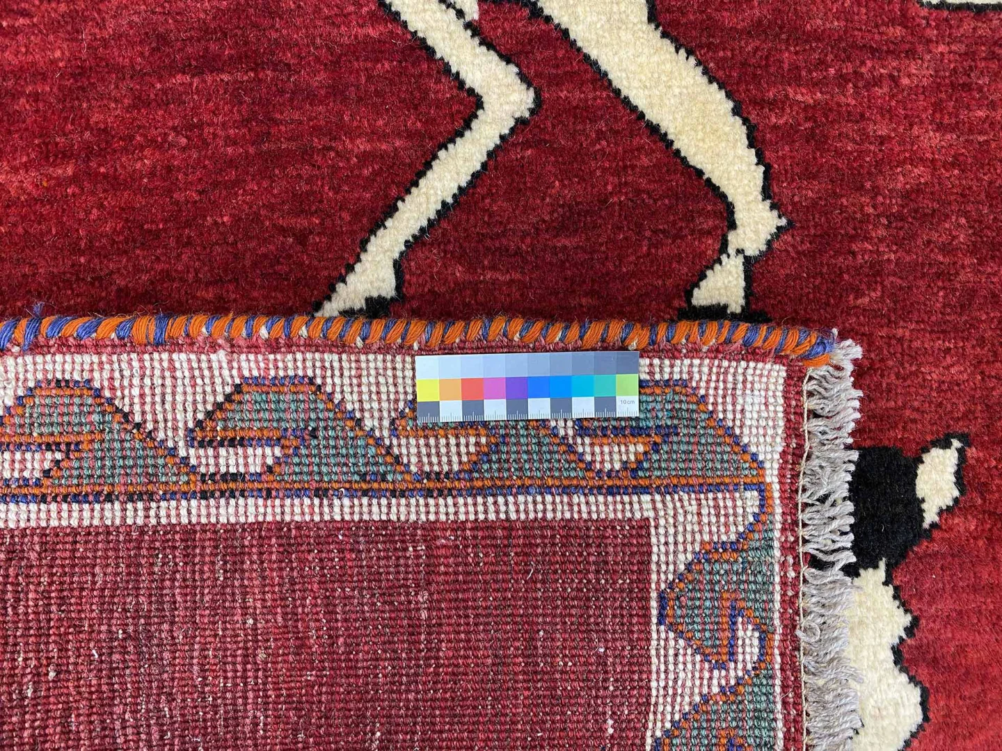 gabbeh-shuli-148-x-108-cm-handgeknupft-90000-180000-knoten-7 Hand-Knotted Wool Gabbeh Persian Rug, 148 × 108 cm