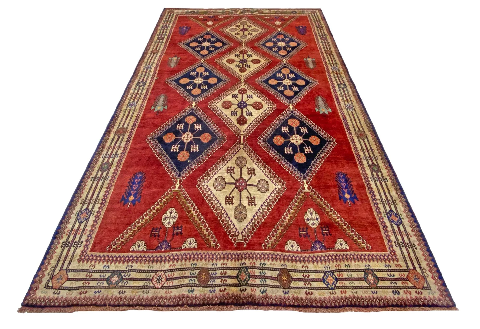 Qashqai Persian Rug 336 × 201 cm, Wool, hand-knotted