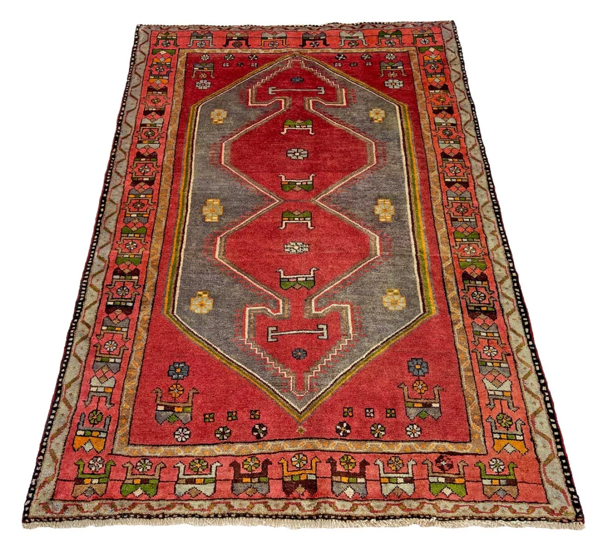 Hamadan Persian Rug 199 × 131 cm, Wool, hand-knotted