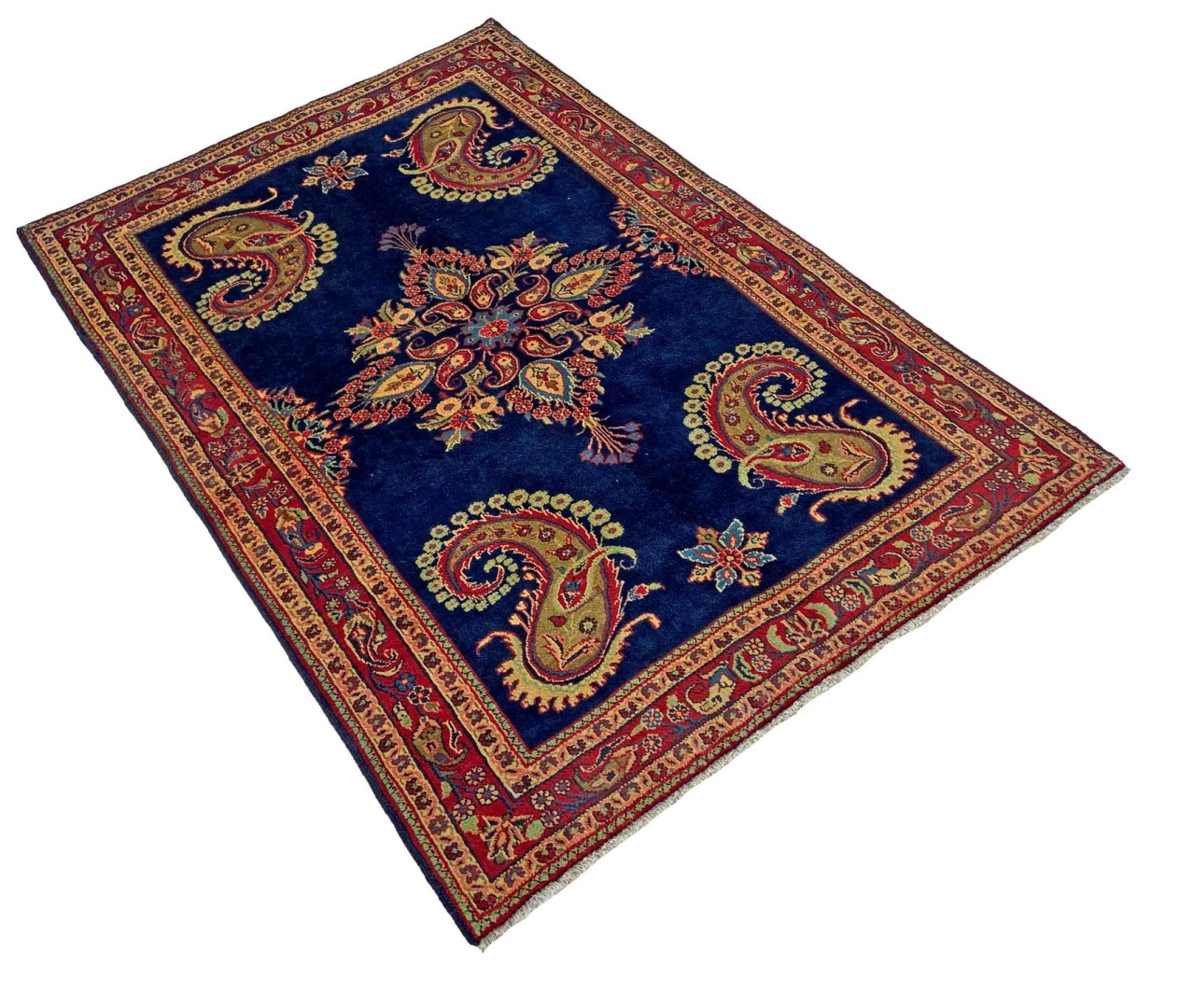 hamadan-teppich-199-x-136-cm-100000-knoten-handgeknupft-2 Hamadan Persian Rug 199 × 136 cm, Wool, hand-knotted