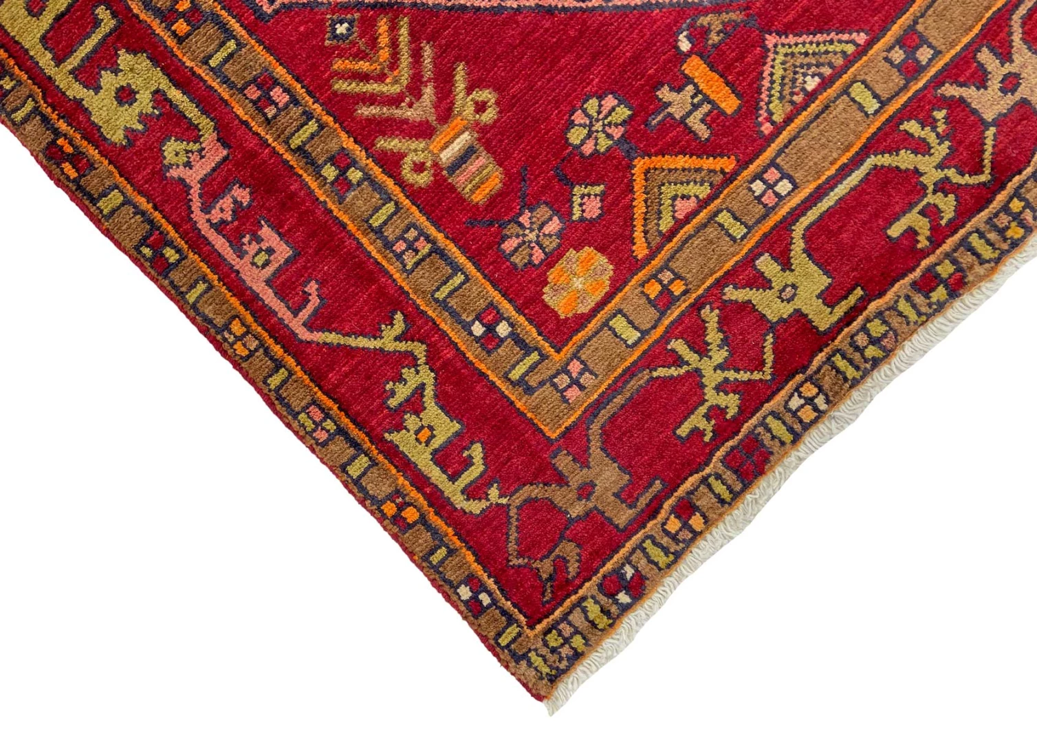 Hamadan Persian Rug — hand-knotted, 212 × 135 cm, Wool