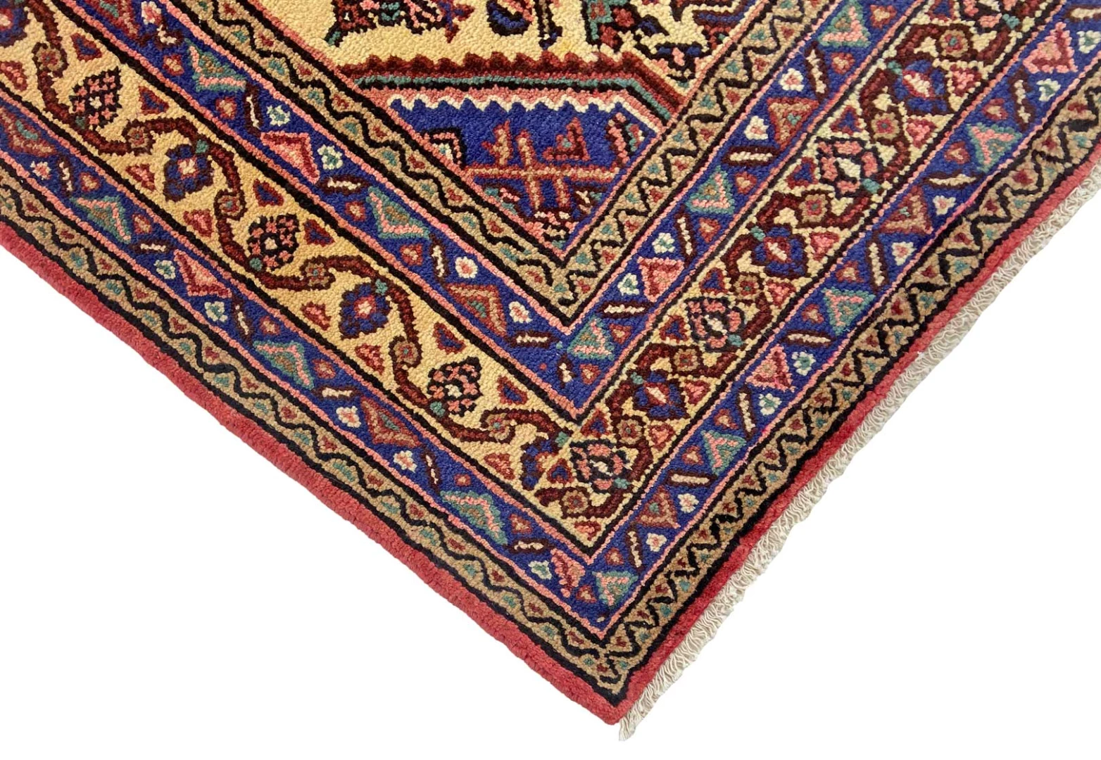 Hamadan Persian Rug 306 × 216 cm, Wool, hand-knotted