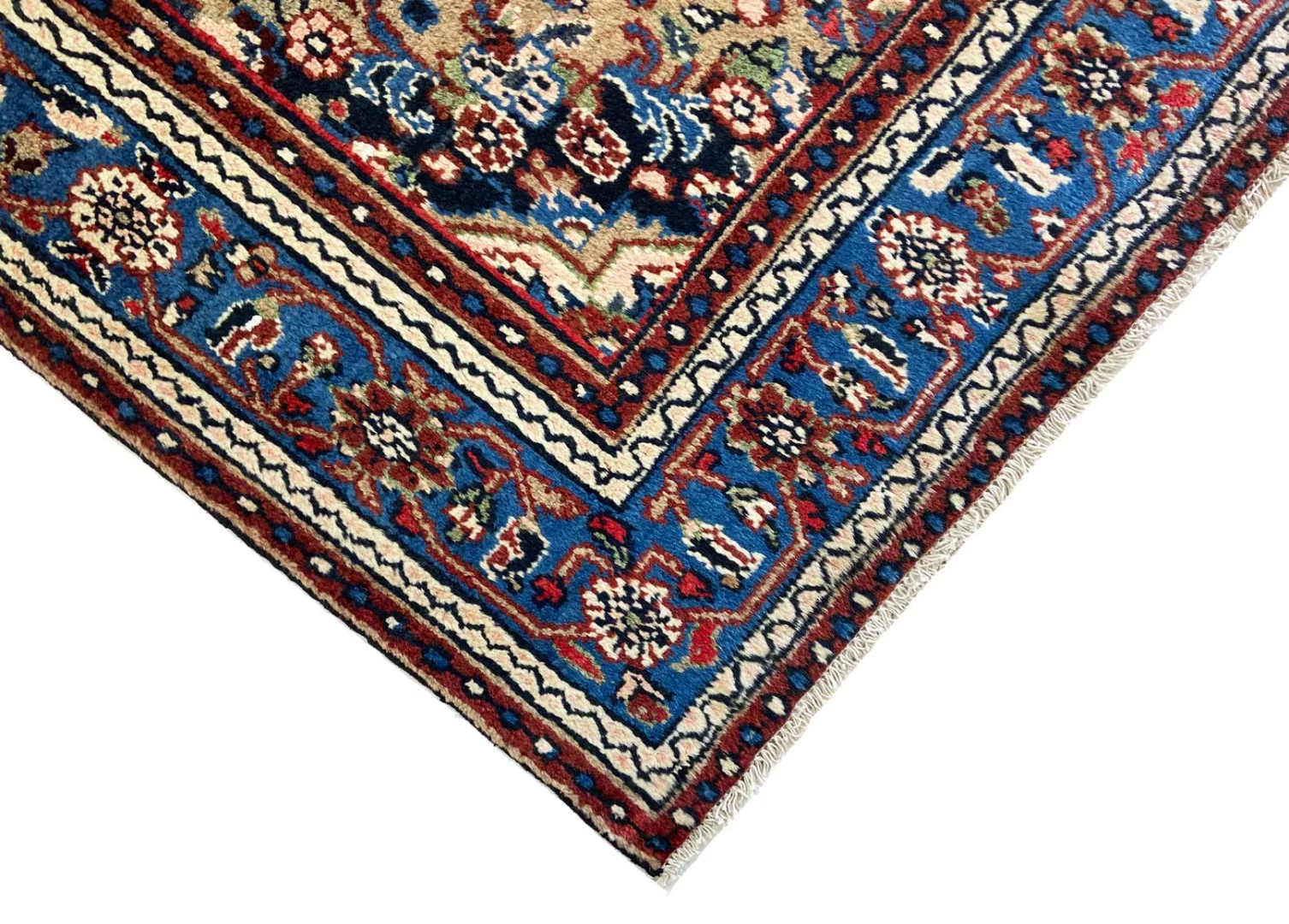 Hamadan Persian Rug — hand-knotted, 324 × 234 cm, Wool