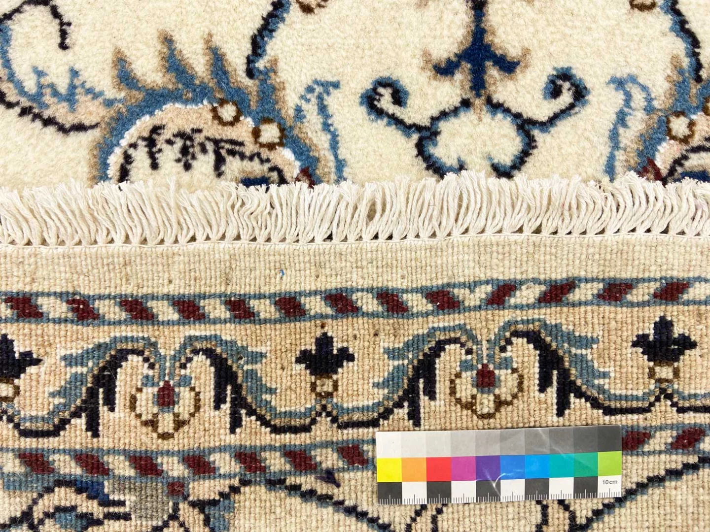 Nain Persian Rug 202 × 81 cm, Wool, hand-knotted