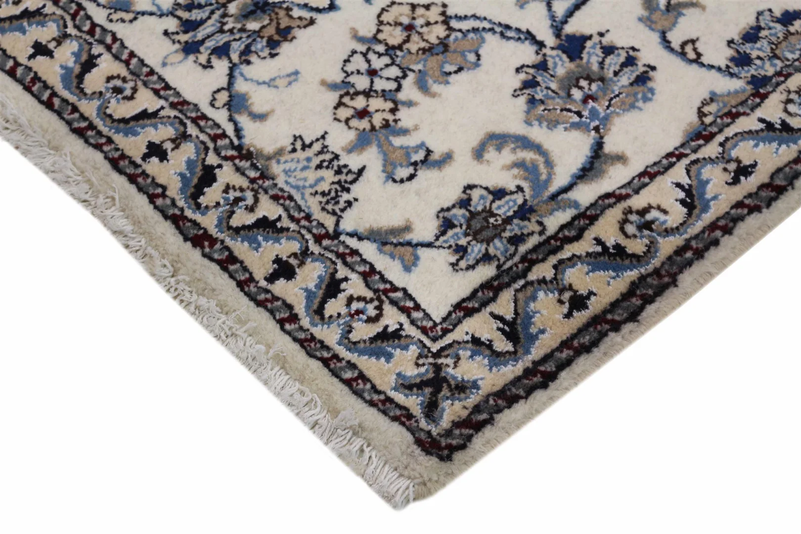 Nain Persian Rug 294 × 80 cm, Wool & Silk, hand-knotted