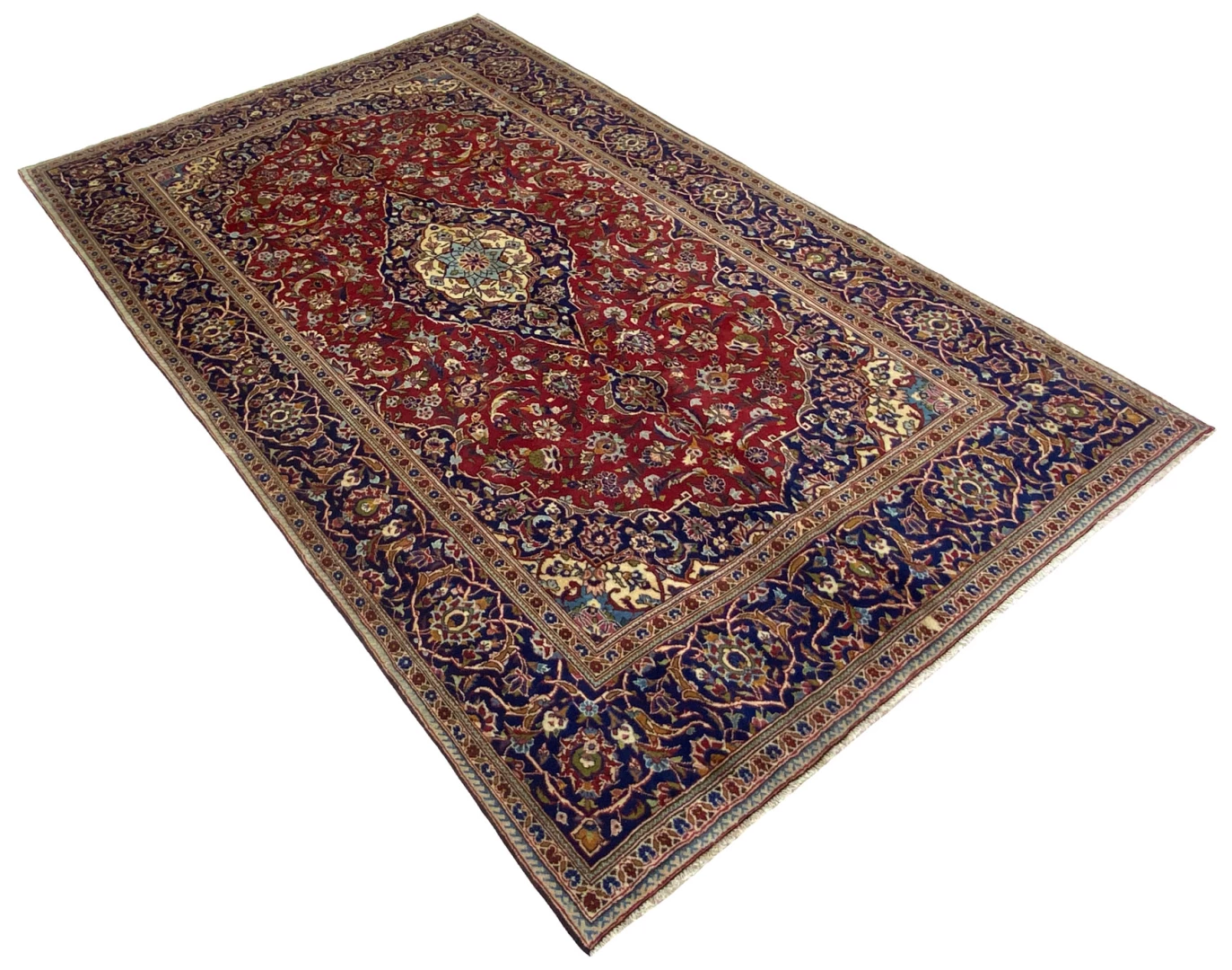 Kashan Persian Rug 324 × 197 cm, Wool, hand-knotted