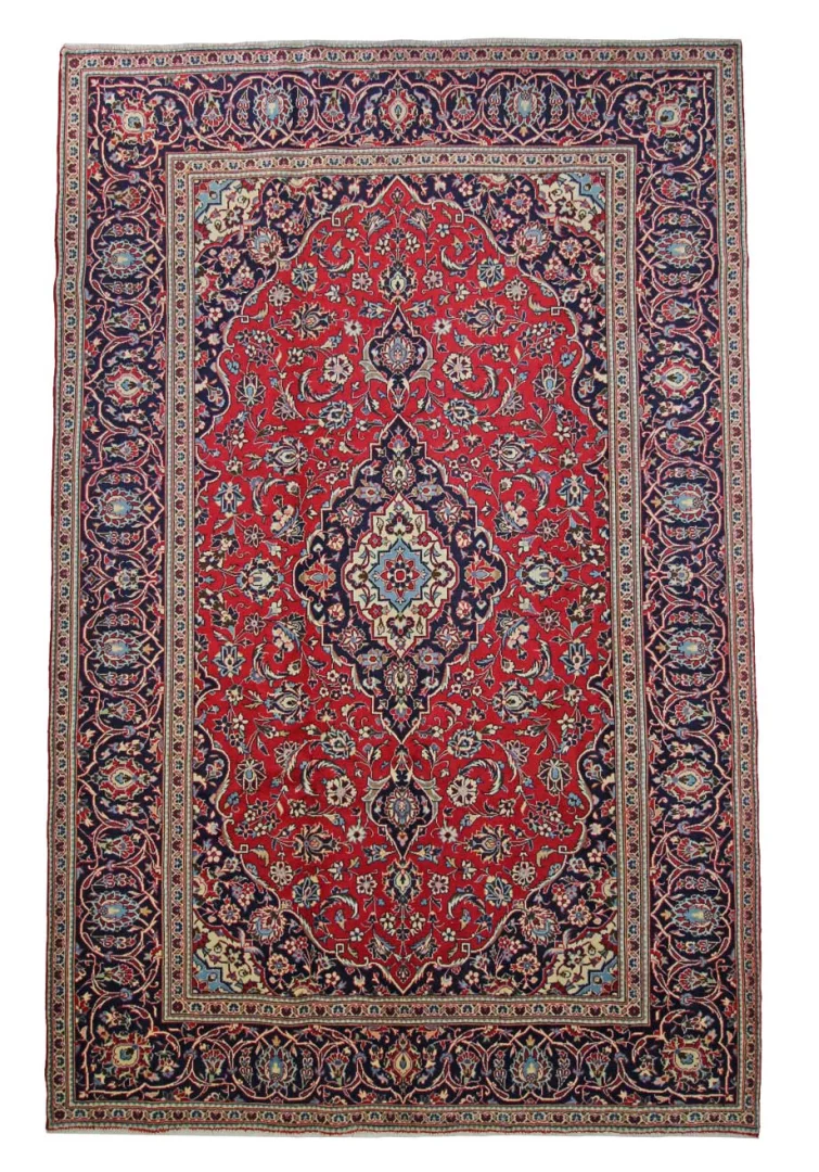 Kashan Persian Rug 364 × 235 cm, Wool, hand-knotted