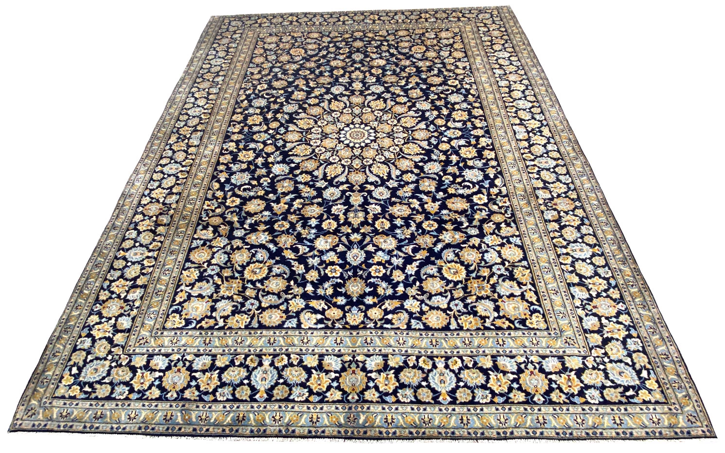 Kashan Persian Rug 402 × 306 cm, Wool, hand-knotted