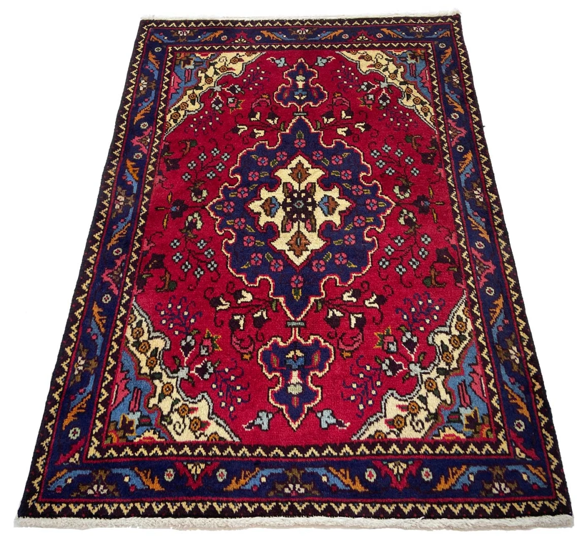 Tabriz Persian Rug 150 × 103 cm, Wool & Silk, hand-knotted
