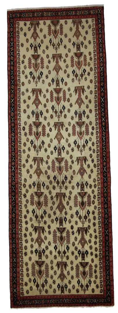 sirjan-orientteppich-239-x-81-cm-nimbaf-handgeknupft Hand-Knotted Wool Persian Rug, 239 × 81 cm