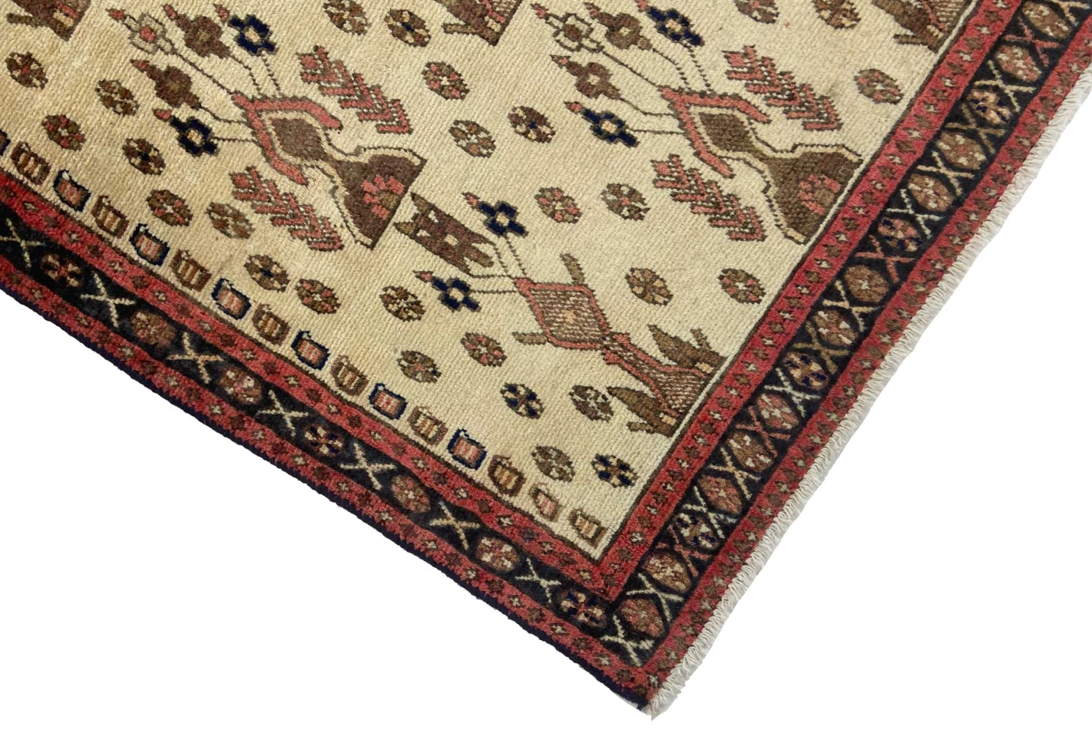 sirjan-orientteppich-239-x-81-cm-nimbaf-handgeknupft-3 Hand-Knotted Wool Persian Rug, 239 × 81 cm