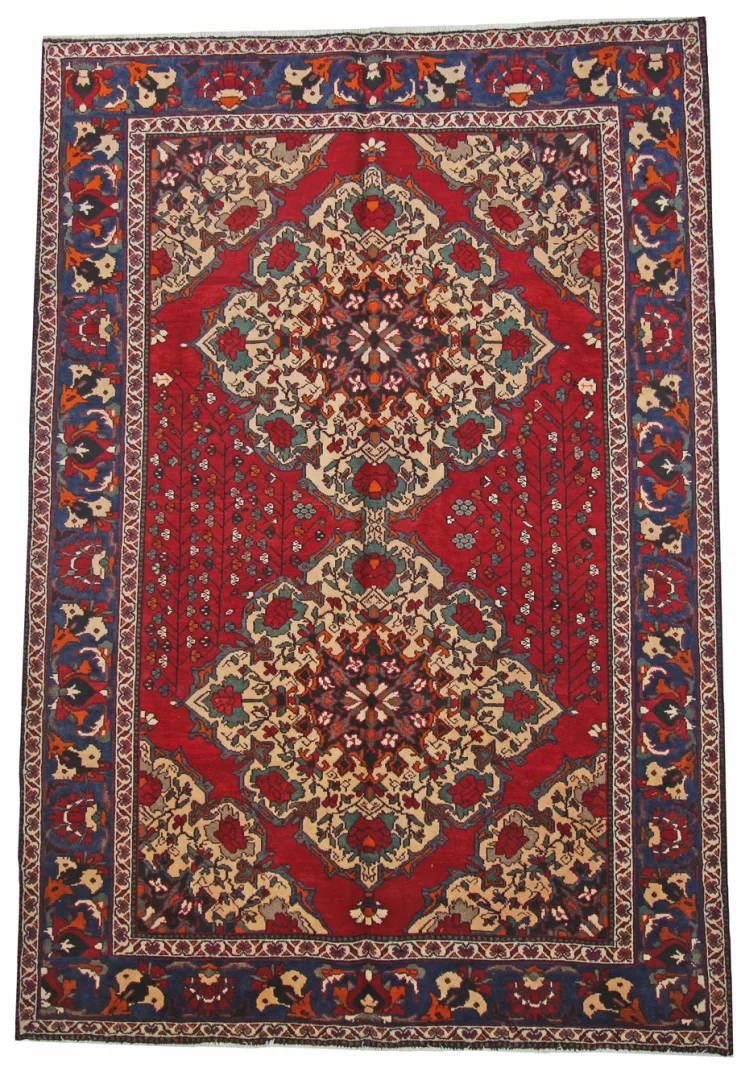 Shiraz Persian Rug 317 × 218 cm, Wool, hand-knotted