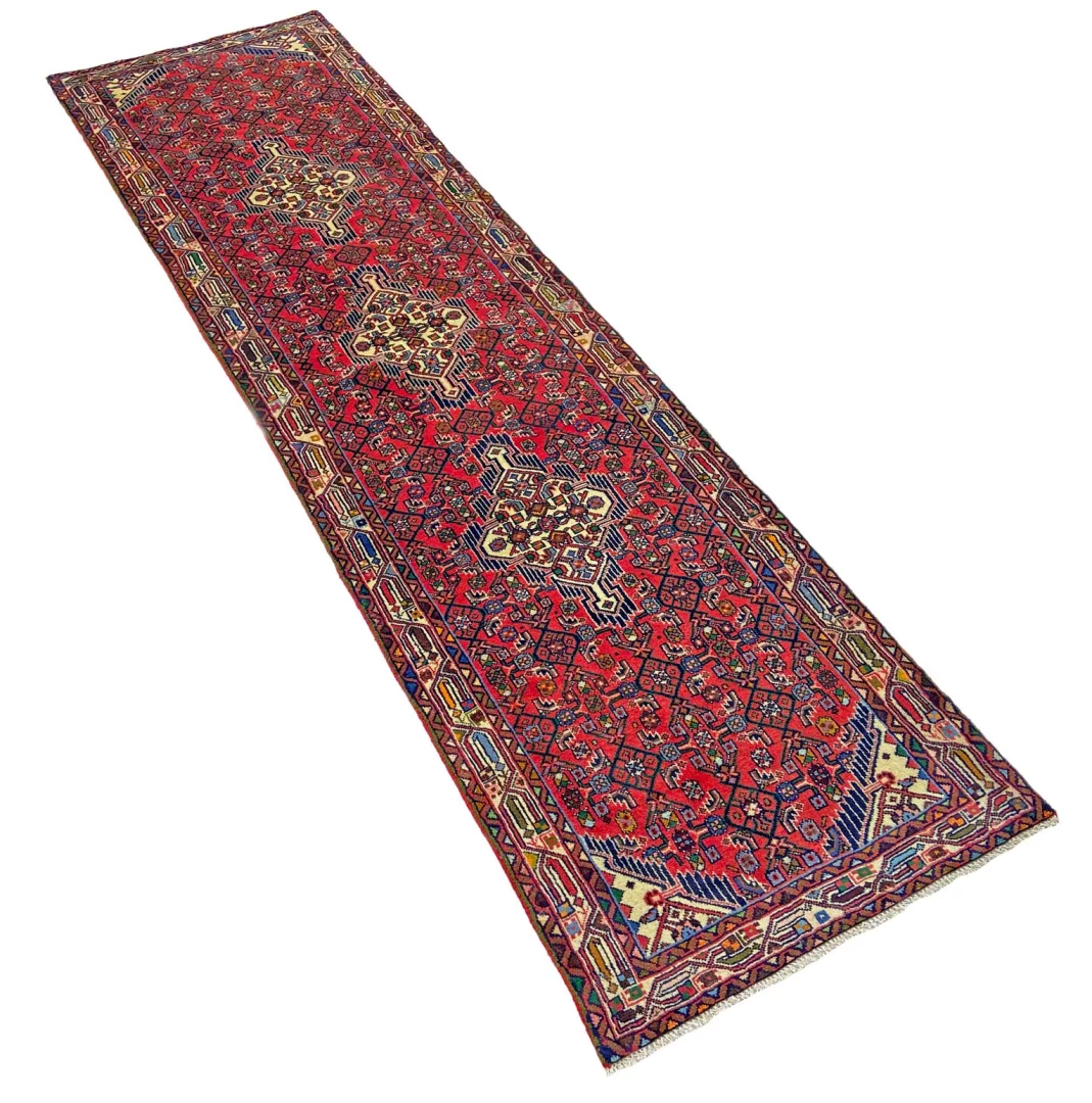 mahal-orientteppich-302-x-81-cm-200000-knoten-handgeknupft-2 Persian Rug — hand-knotted, 302 × 81 cm, Wool