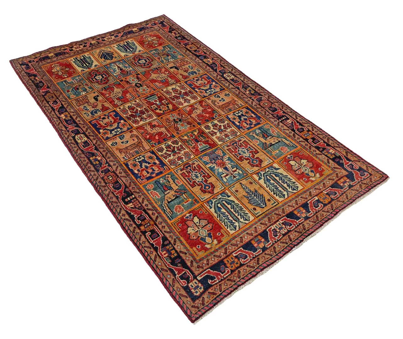 Sarouk Farahan Persian Rug — hand-knotted, 247 × 141 cm, Wool
