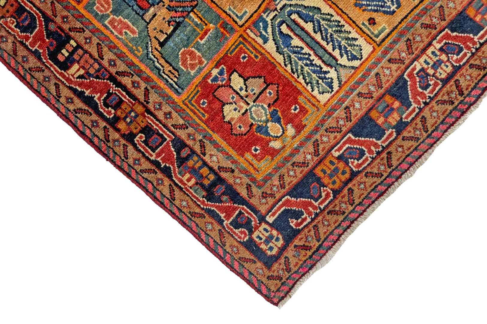 Sarouk Farahan Persian Rug — hand-knotted, 247 × 141 cm, Wool