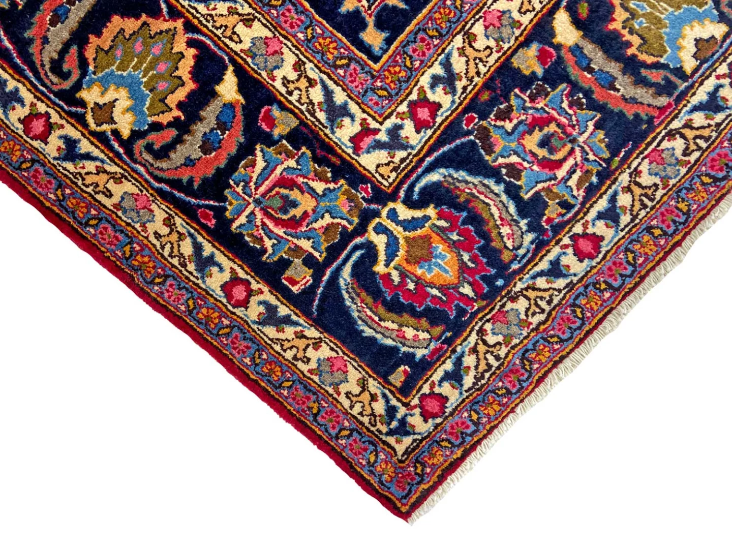 maschhad-teppich-287-x-196-cm-florales-muster-handgeknupft-3 Mashhad Persian Rug 287 × 196 cm, Wool, hand-knotted