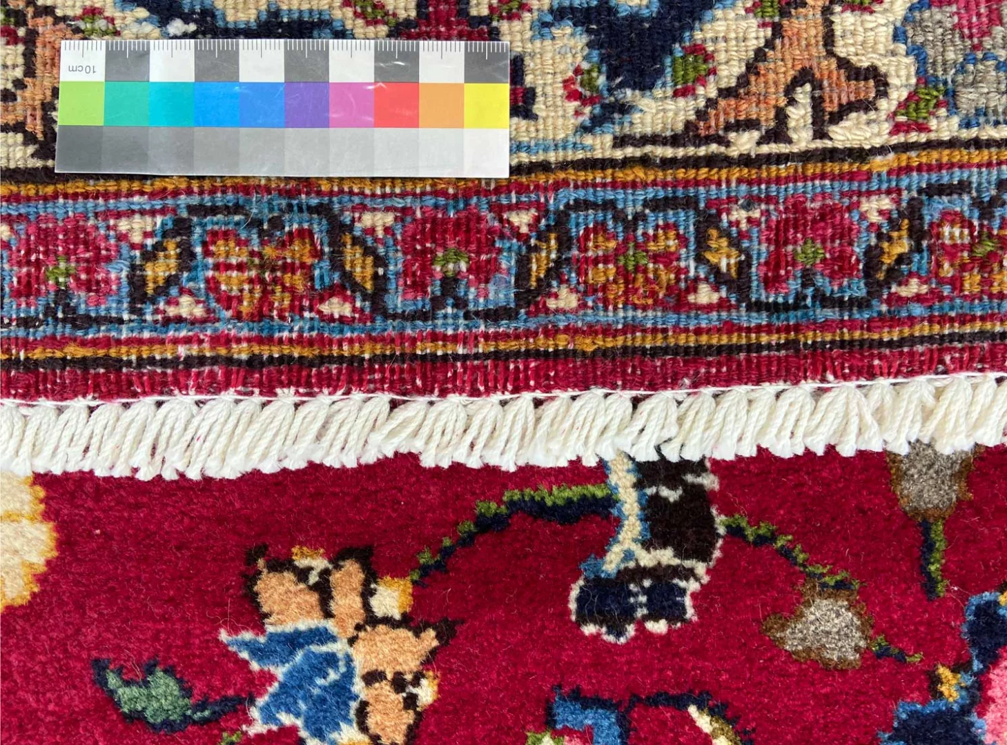 maschhad-teppich-287-x-196-cm-florales-muster-handgeknupft-4 Mashhad Persian Rug 287 × 196 cm, Wool, hand-knotted