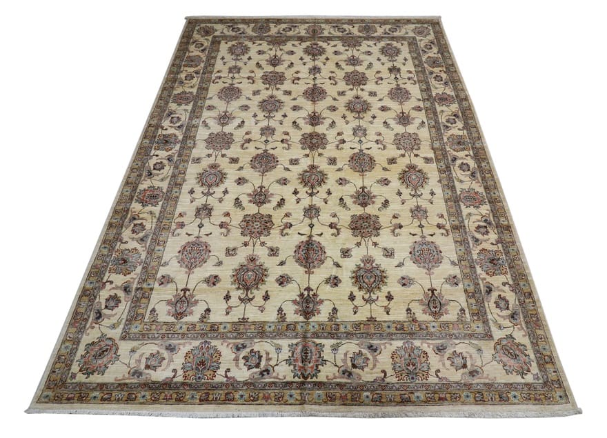 Ziegler Pakistani Rug — hand-knotted, 348 × 254 cm, Wool