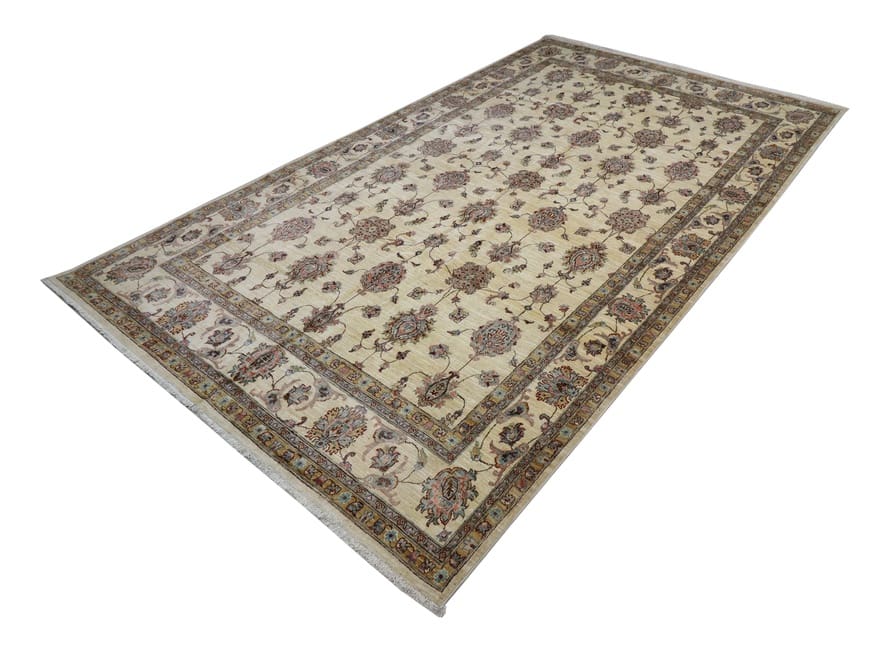 Ziegler Pakistani Rug — hand-knotted, 348 × 254 cm, Wool