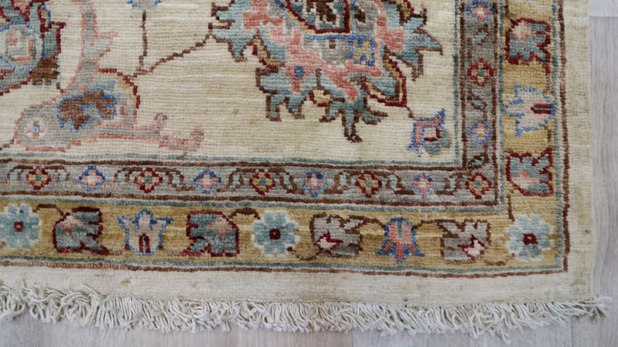 Ziegler Pakistani Rug — hand-knotted, 348 × 254 cm, Wool