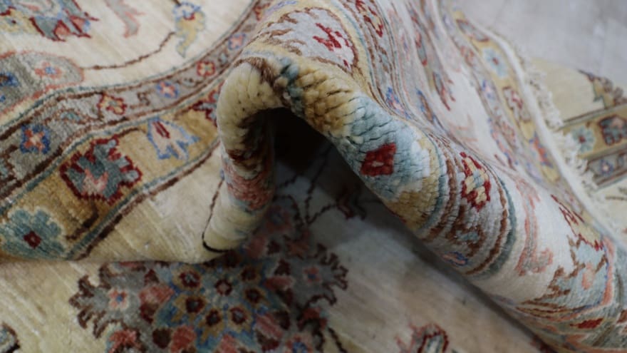 Ziegler Pakistani Rug — hand-knotted, 348 × 254 cm, Wool