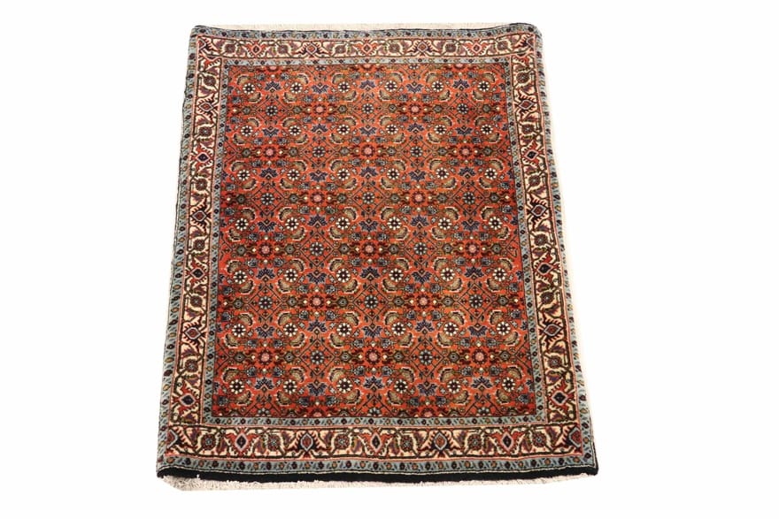 Bijar Persian Rug — hand-knotted, 102 × 74 cm, Wool