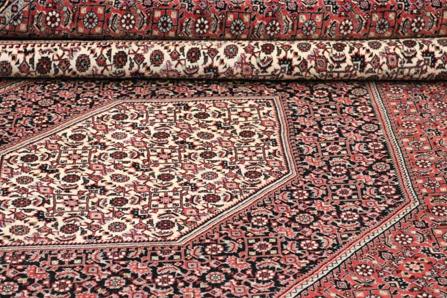 Bijar Persian Rug 393 × 344 cm, Wool, hand-knotted