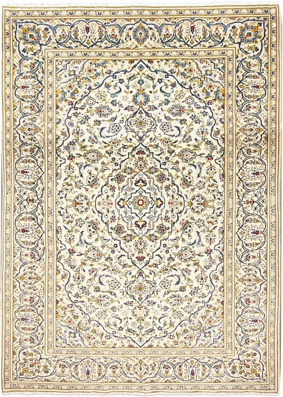 Kashan Persian Rug 340 × 243 cm, Wool, hand-knotted