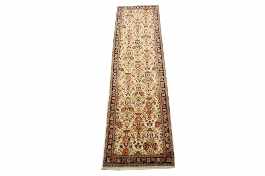 Qom Persian Rug 305 × 80 cm, Wool, hand-knotted